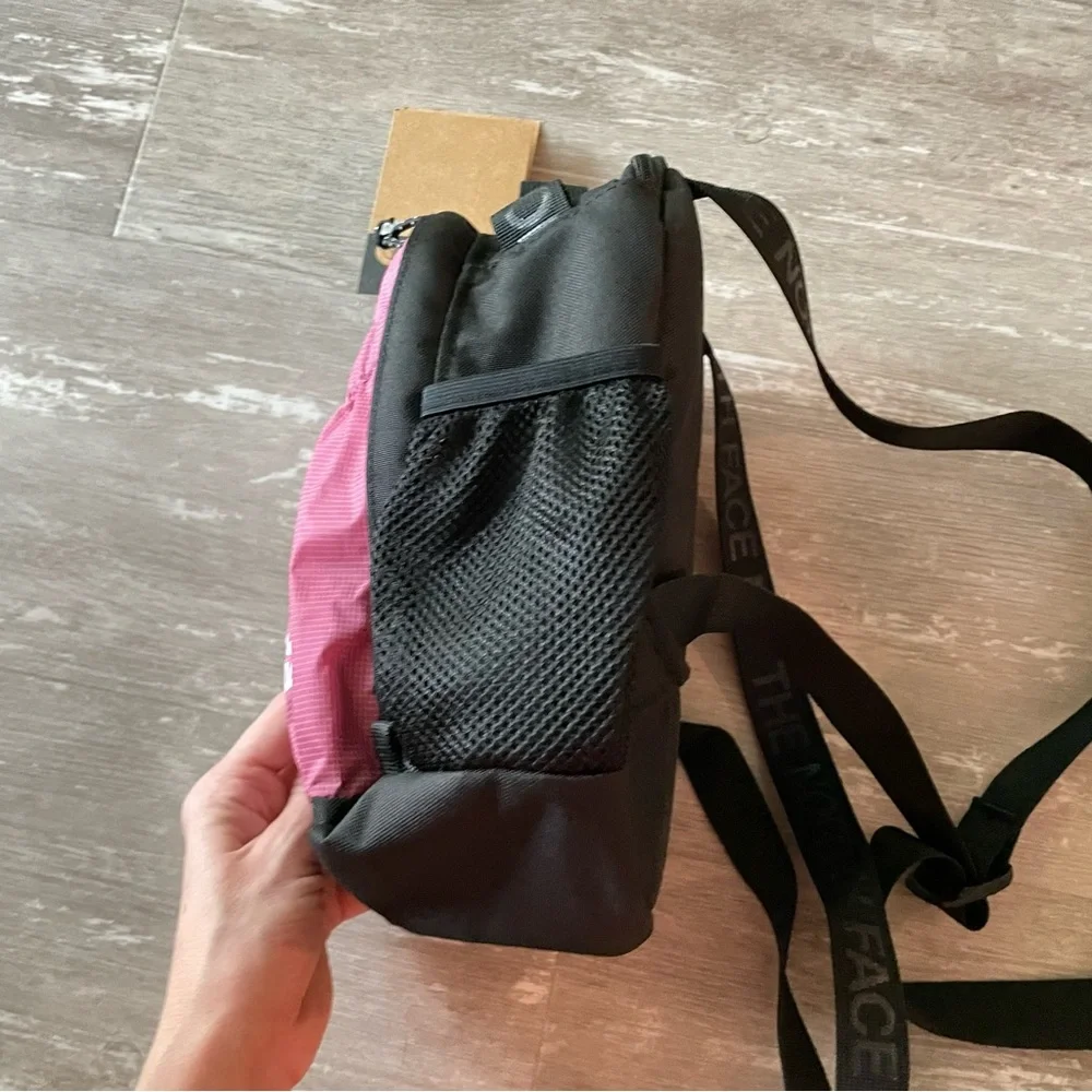 The North Face Bozer Mini Backpack - Red Violet/TNF Black (pink and black) - Picture 6 of 11